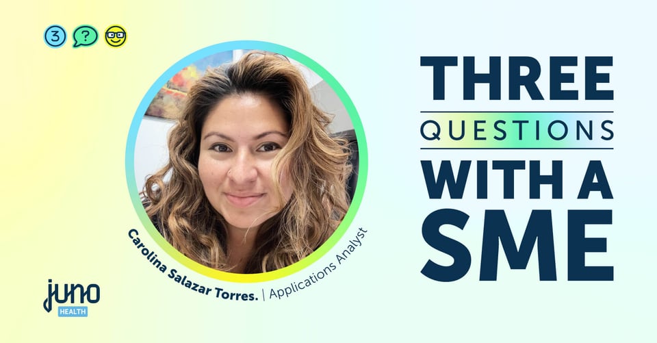 Three With a SME: Unlocking the Revenue Cycle Potential of Your EHR with Carolina Salazar Torres, Applications Analyst at Juno Health